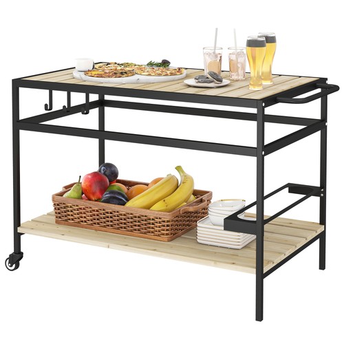 Outsunny carrello portavivande - carrello,