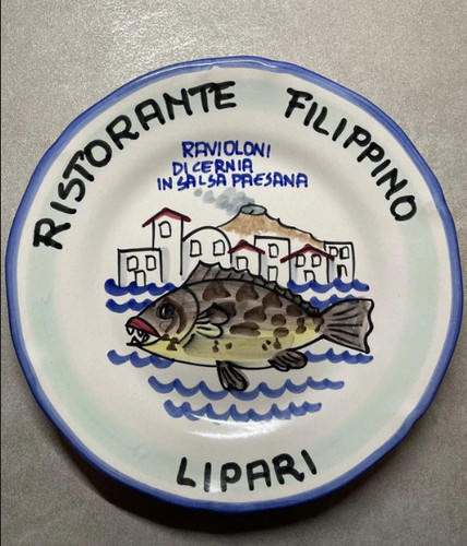 Piatto ceramica solimene - ceramica,