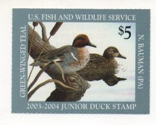 Junior Duck Stamp USA papier
