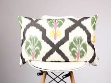 Copricuscino uzbeko ikat fatto - uzbeko,