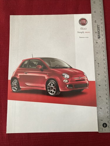 Pubblicità stampa fiat 500 - fiat,