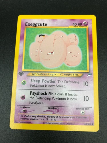 Exeggcute 1st edition 105 - exeggcute, 64/105