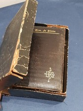 Antico Libro Manuale Di Filotea Di Giuseppe Riva Bergamo 1899 Scatola e Santine