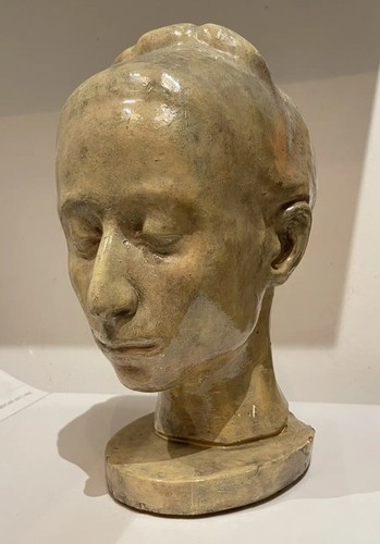 Ceramica gatti faenza testa - ceramica,