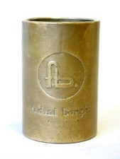 A219_Porta penne FADINI BORGHI Stoffe e tessuti in Bronzo -  Anni '70 circa