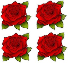4x Autoadesivo Vinile Rosa