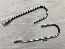 Coppia Astine Profili Cromati Portapacchi Piaggio bravo prima serie