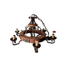 LAMPADARIO STILE RUSTICO