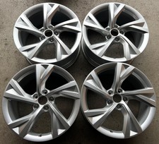 4 CERCHI IN LEGA ORIGINALI 18" AUDI A4 8W 8W0601025EJ 8x18 ET40 RUOTA LIBERA