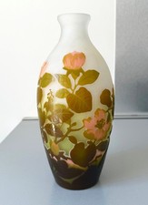 Vase art nouveau aux magnolias - vase,