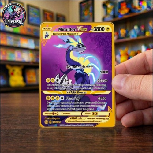 Pokemon miraidon vstar gold - pokemon,