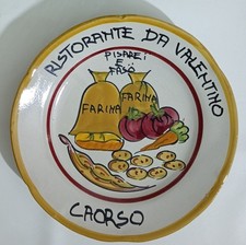 I148300 Piatto del buon ricordo - Ristorante da Valentino - Caorso 1987