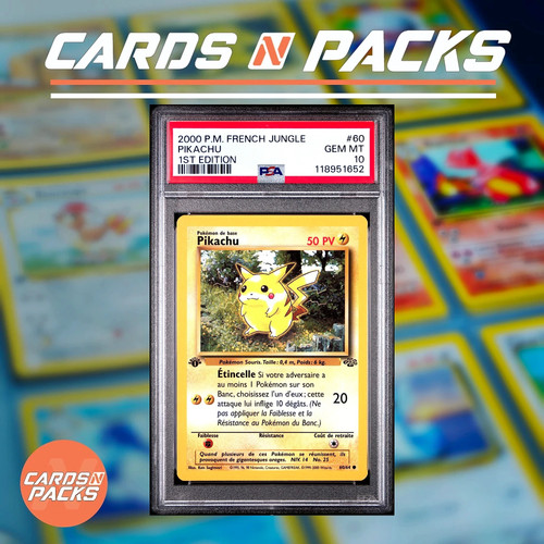 Carte pokemon pikachu 64 - pokemon, 60/64