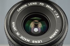 Canon 28mm f:2,8 Serie FD Grandangolo N°1001683 Made in Japan 1980s