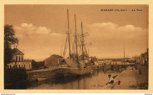 S8875 cpa marans le - 17,
