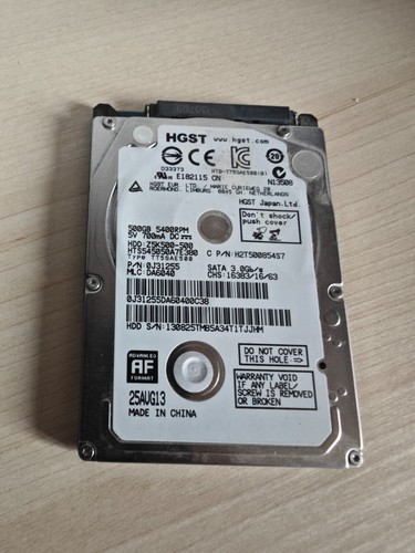 Hgst hitachi hts545050a7e380 - hitachi,