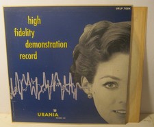 URANIA High Fidelity Demonstration Record Album LP!!
