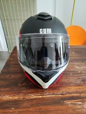 Casco Modulare CGM 508 Nero, Rosso Opaco - Taglia S