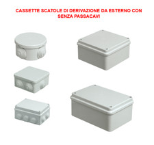 Scatole di Derivazione da Esterno - Cassette Resistenti per Impianti Elettrici