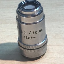 Arricchisce obiettivo microscopio 4x / 0,8 250/-