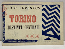 Biglietto Ticket FC Juventus