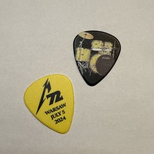 Set Plettro Chitarra Ufficiale Metallica M72 Nero e Giallo Varsavia