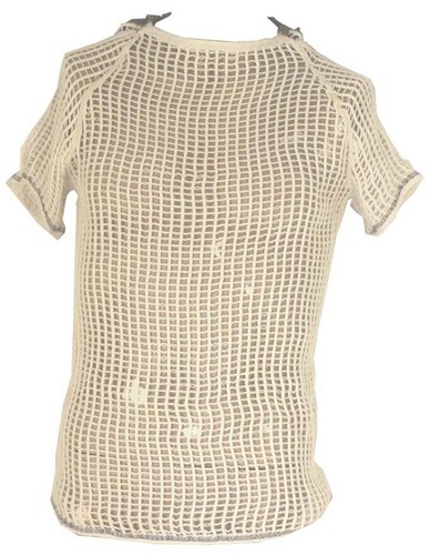 Canottiera rete cotone - in, di