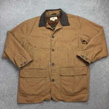 Giacca Woolrich adulto grande marrone caccia tela fienile lavoro foderato utilità uomo*