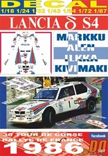DECAL LANCIA DELTA S4 M. ALEN