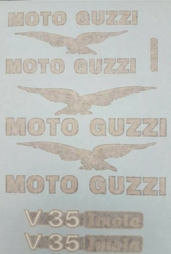 Kit decalcomanie moto - kit, guzzi
