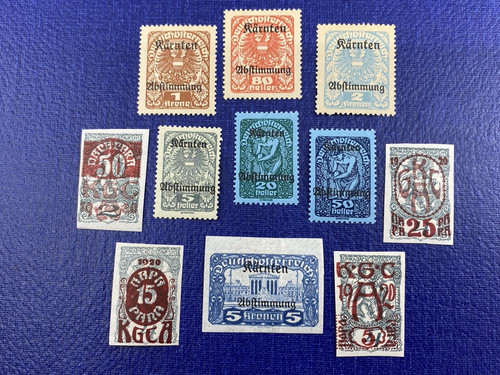 1920 sovrastampe carinzia - 1920,