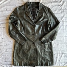 Giacca cappotto pelle vintage