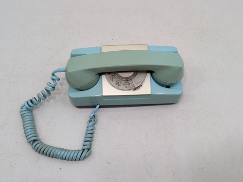 Telefono desktop rotante verde