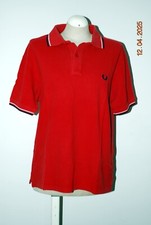 Polo FRED PERRY  uomo Taglia 44 rosso vintage