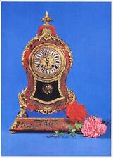Cartolina Orologio Boulle Parigi del 1770-1/2 ore movimento H 34,2 cm/L 24,5 cm