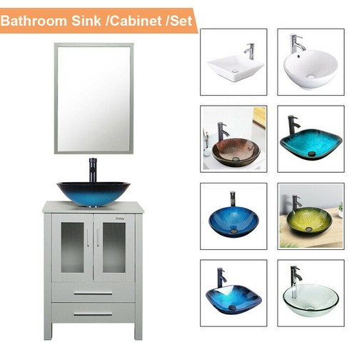 Set mobile bagno grigio - set,