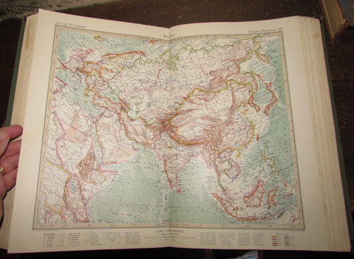 1926 stieler hand atlante - stieler's, hand-atlante