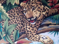 Tessuto Safari Giungla Vintage