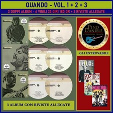 Pino Daniele - QUANDO VOL  1 + 2 + 3 - RARO SET 33 GIRI CON RIVISTE ALLEGATE