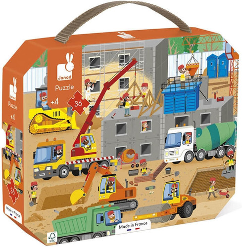 Puzzle bambini il - bambini, cantiere