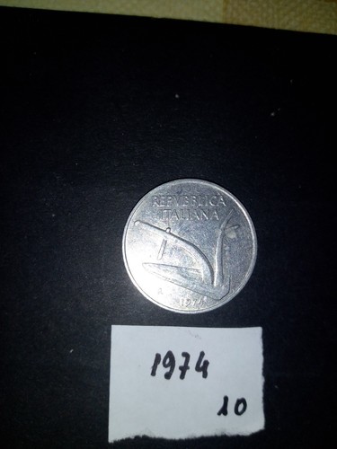 Repubblica lire spighe e - 10,
