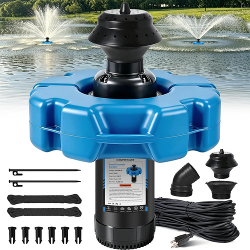 Aeratore fontana laghetto 1hp - aeratore, laghetto,
