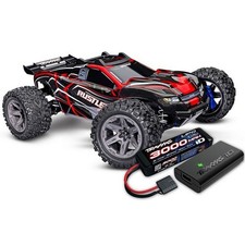 Traxxas 67164-4 Rustler 4x4 BL-2S Brushless 1:10 4WD Clipless incl. batteria/caricabatterie r
