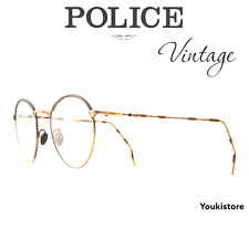 POLICE occhiali da vista MOD 1048 COL 070M 48 22 130 VINTAGE 80s HAND M.in Italy