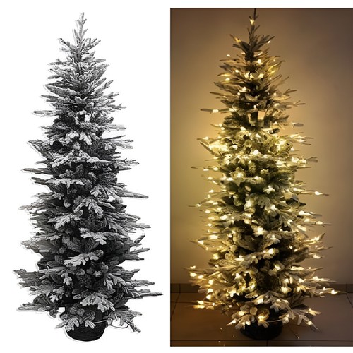 Albero natale bianco - natale,