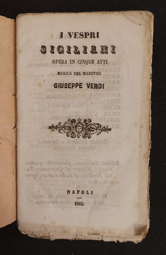 Vespri siciliani opera - i,