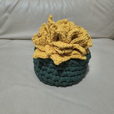 Vaso In Fettuccia Lavorato A