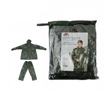 Completo Antipioggia Uomo Mimetico Impermeabile Tuta Giacca Pantalone TG Unica