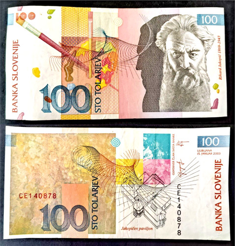 Slovenia 2003 banconota da - slovenia,