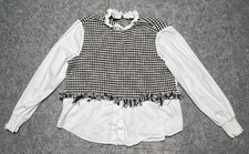 Top donna Zara tweed